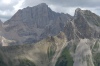 Il rifugio e le cime